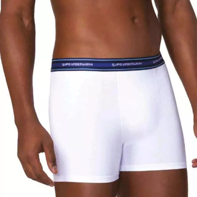 Kit 06 Cuecas Box Lupo Masculina Cotton Algodão Cuecas Boxer Adulto