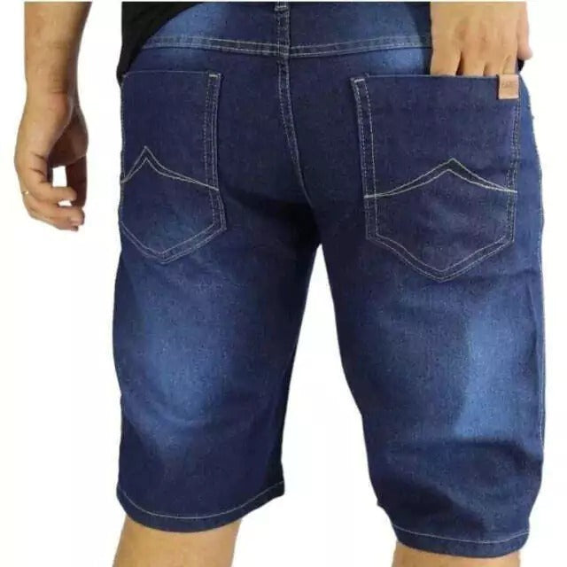 Bermuda Jeans Masculina Premium com Lycra