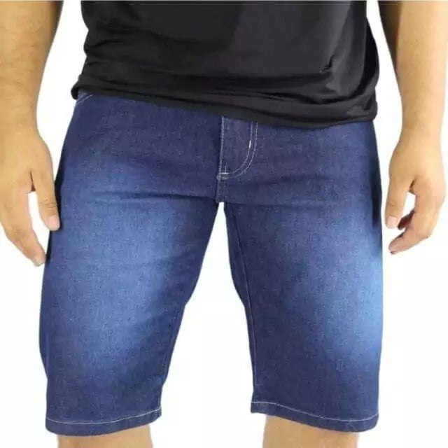 Bermuda Jeans Masculina Premium com Lycra