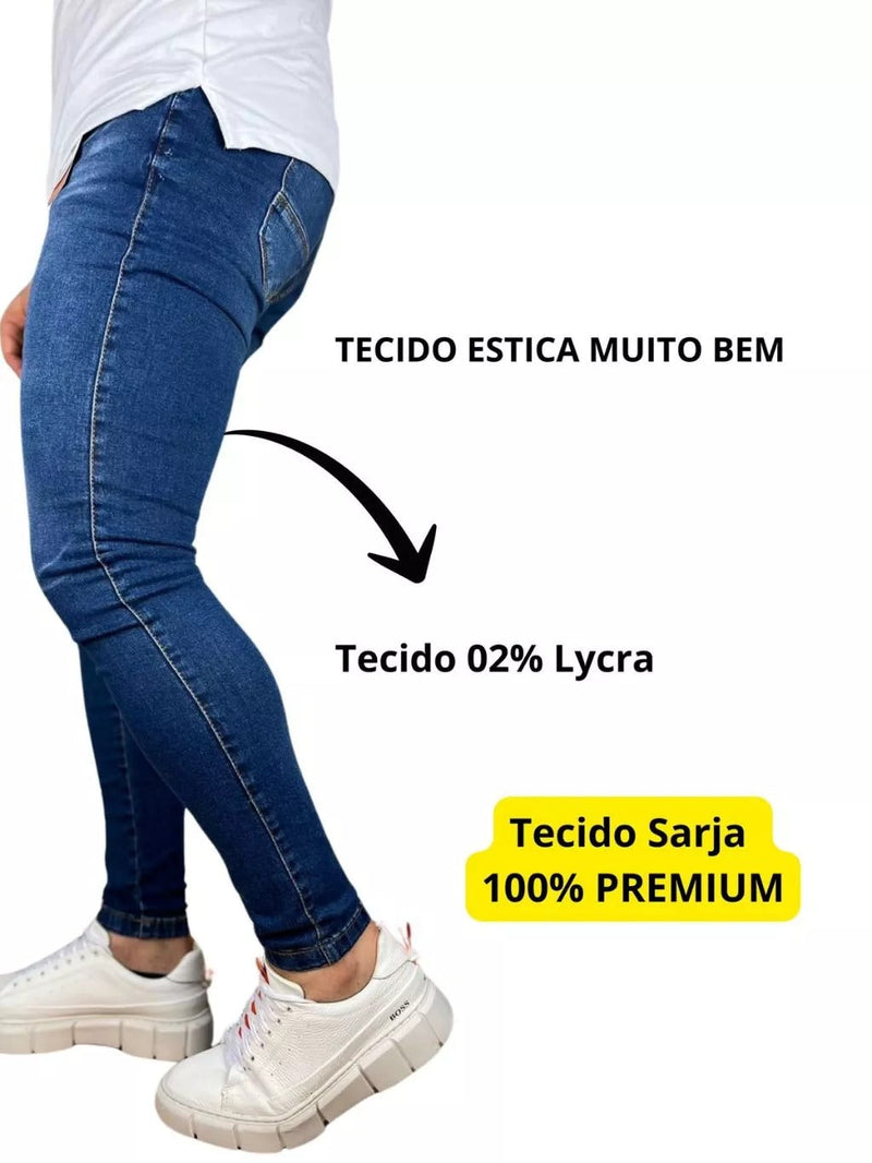 Calça Jeans Masculina Básica Skinyy