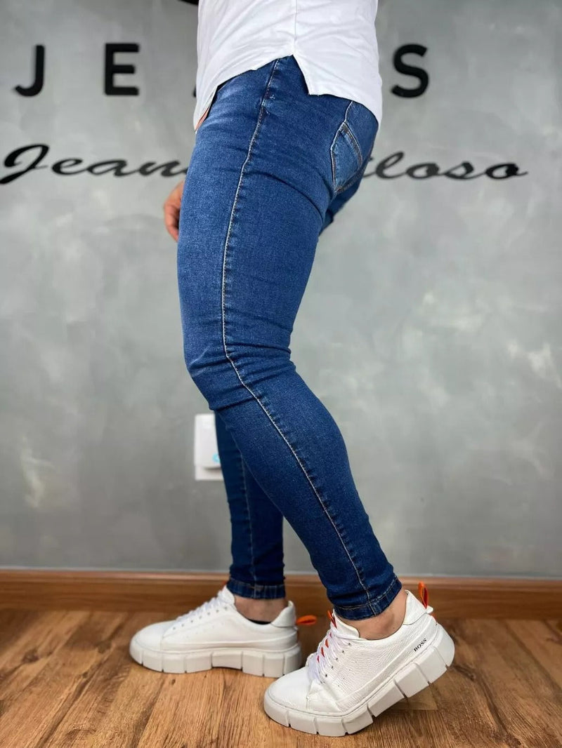 Calça Jeans Masculina Básica Skinyy