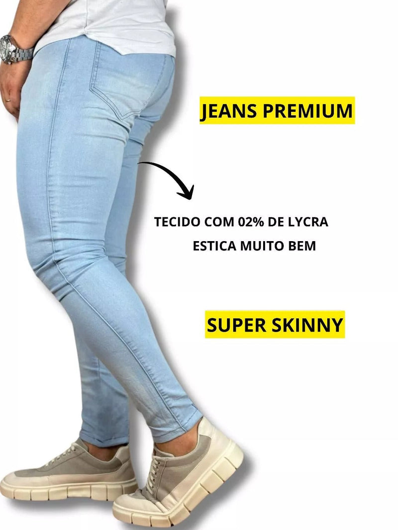 Calça Jeans Básica Skinny Premium 02