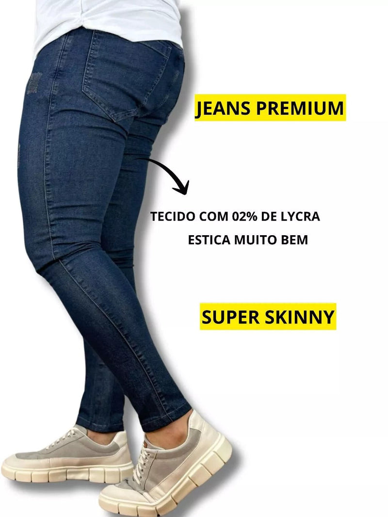 Calça Jeans Básica Skinny Premium 05