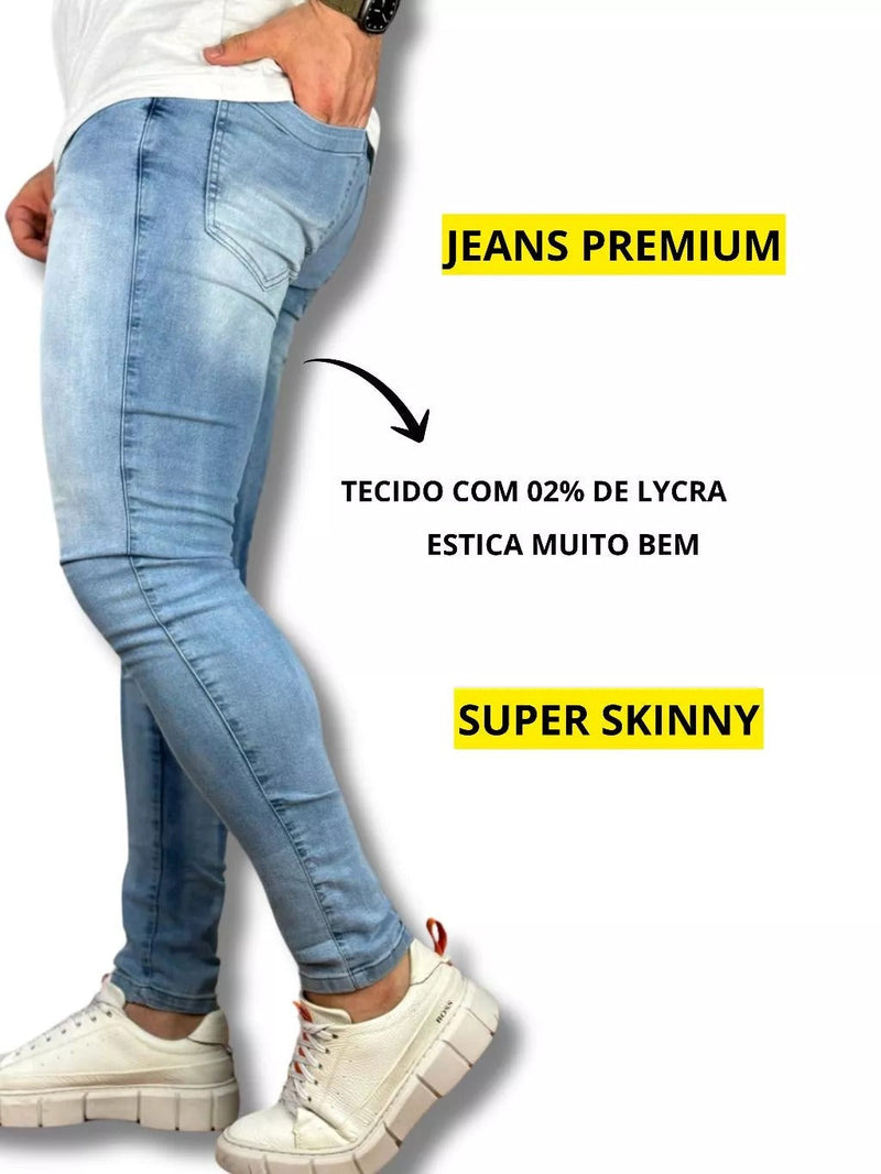 Calça Jeans Básica Skinny Premium 07