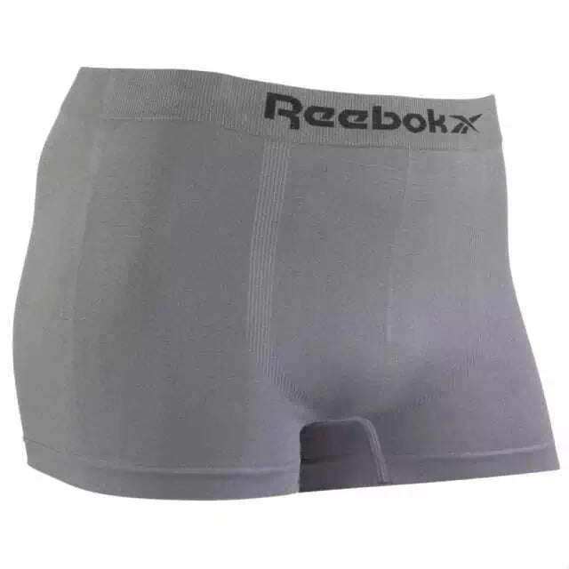 Kit 5 Cuecas Boxer Masculina Reebok Sem Costura Microfibra