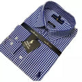 Camisa Social Xadrez Manga Longa Slim Fit