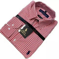 Camisa Social Xadrez Manga Longa Slim Fit