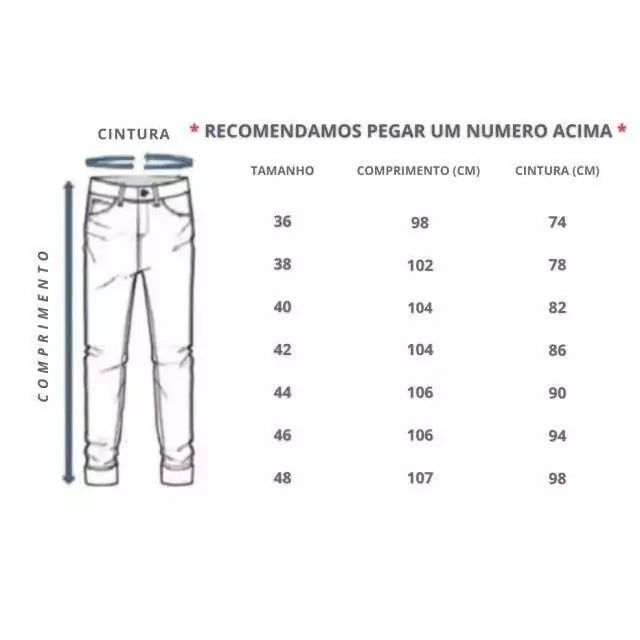 Kit 3 Calças Jeans Masculina Tradicional - Preço de Fabrica