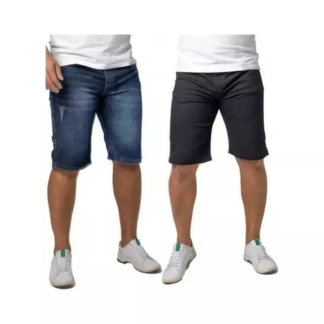 KIT 2 Bermuda Masculina Jeans